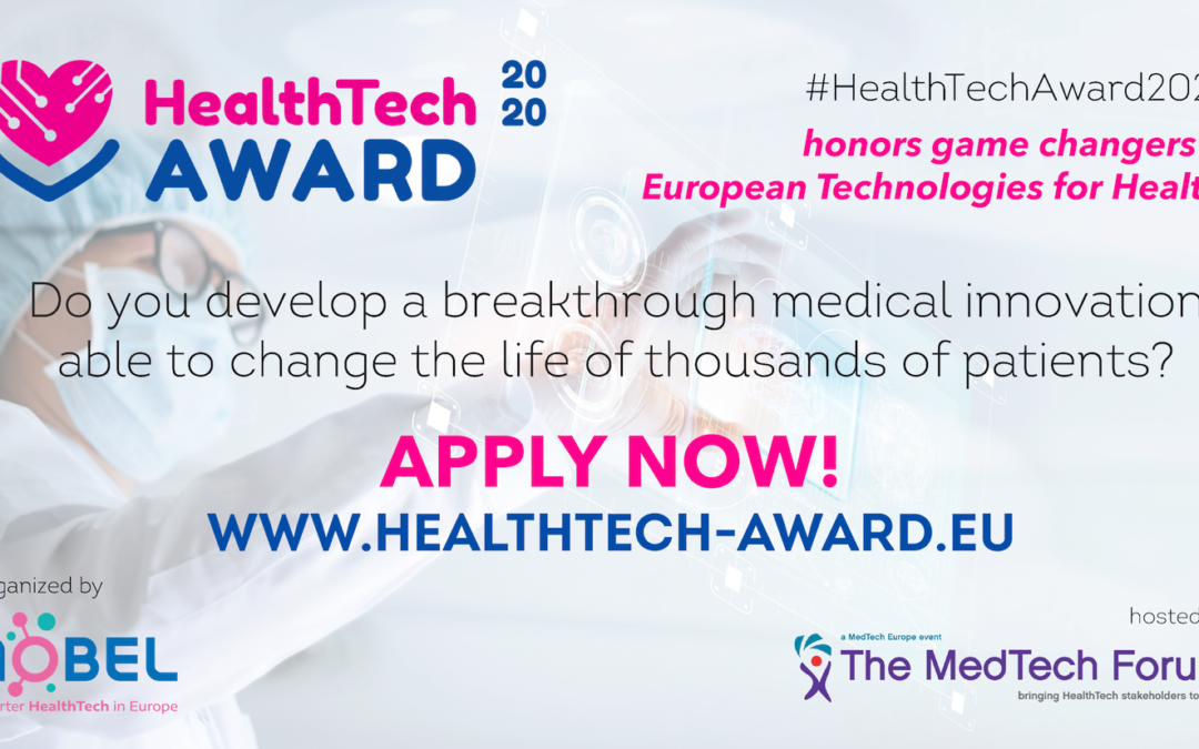 Apply for the HealthTech Award 2020 !